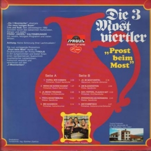 Die 3 Mostviertler - Prost beim Most LP 1982
