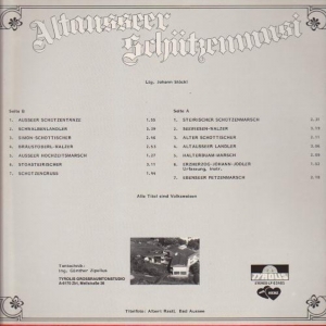 Altausseer Schtzenmusi - Ausseer Schtzentnze 1985 LP Neu