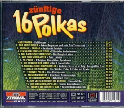 16 znftige Polkas mit der steirischen Harmonika Folge 4 (Instrumental)