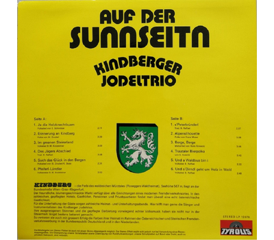 Kindberger Jodeltrio - Auf der Sunnseitn 1976 LP Neu