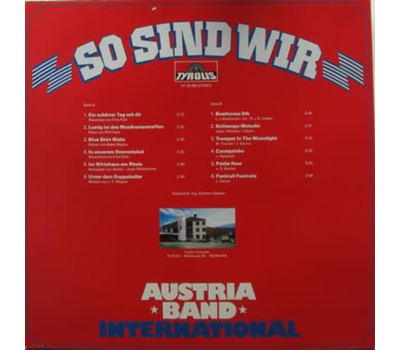 Austria Band International - So sind wir 1980 LP Neu