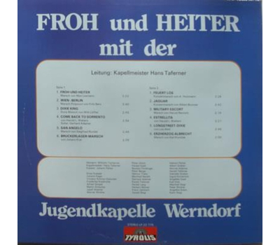 Jugendkapelle Werndorf - Froh und Heiter 1978 LP Neu