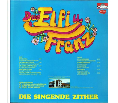 Duo Elfi und Franz - Die singende Zither Instrumental 1981 LP Neu