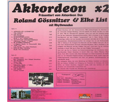 Akkordeon-Duo Gssnitzer & List - Akkordeon x 2 LP Neu