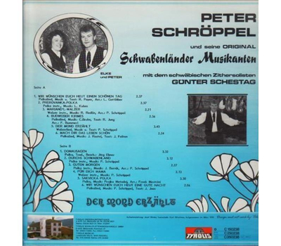 Peter Schrppel und seine Original Schwabenlnder Musikanten - Der Mond erzhlt LP Neu