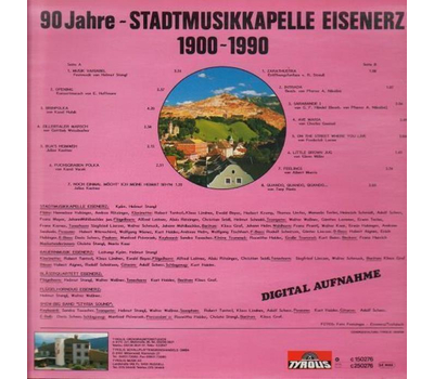 Stadtmusik Eisenerz spielt Musik Variabel 90 Jahre LP Neu