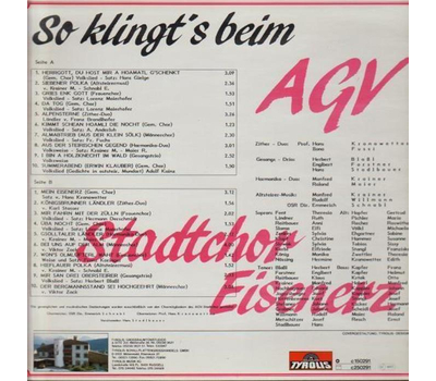Stadtchor Eisenerz - So klingts beim AGV LP Neu