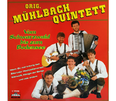 Orig. Mhlbach Quintett - Vom Schwarzwald bis zum Bodensee LP