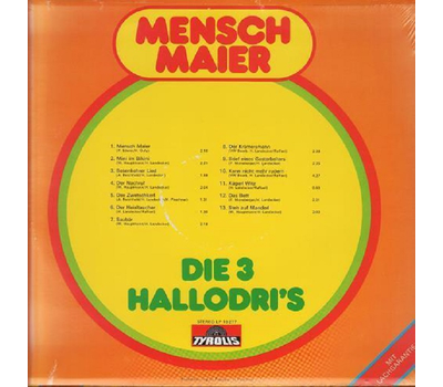 Die 3 Hallodris - Mensch Maier 1977 LP