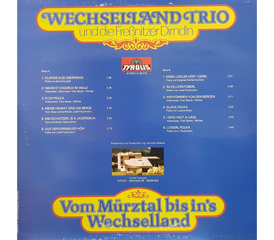 Wechselland Trio und die Frenitzer Dirndln - Vom Mrztal bis ins Wechselland 1979 LP RAR