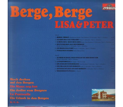 Lisa & Peter - Berge Berge 1980 LP Neu