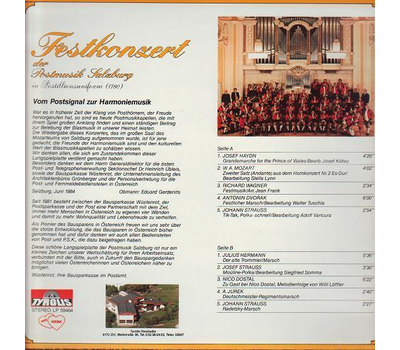 Postmusik Salzburg - Festkonzert 1984 LP Neu