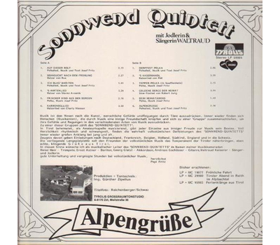 Sonnwend Quintett mit Jodlerin & Sngerin Waltraud - Alpengre 1984 LP Neu