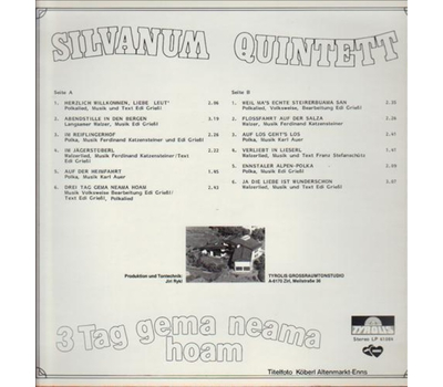 Silvanum Quintett - 3 Tag gema neama hoam LP Neu