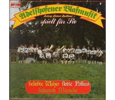 Adelshofener Blasmusik spielt fr Sie beliebte Walzer flotte Polkas bekannte Mrsche 1985 LP Neu