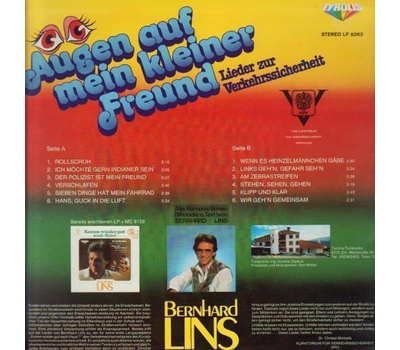 Bernhard Lins - Augen auf mein kleiner Freund 1982 LP