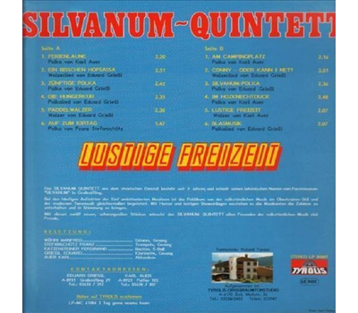 Silvanum Quintett - Lustige Freizeit LP 1987