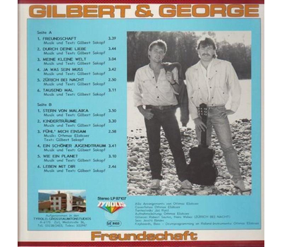 Gilbert & George - Freundschaft 1987 LP Neu RAR
