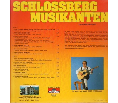 Schlossberg Musikanten spielen auf 1987 LP Neu