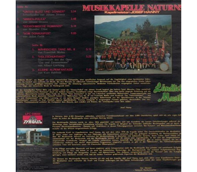Musikkapelle Naturns - Lndliche Musik 1988 LP Neu