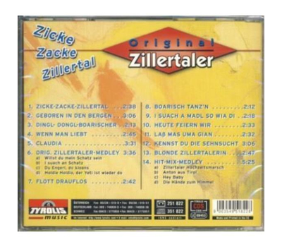 Original Zillertaler - Zicke Zacke Zillertal