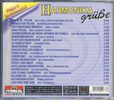 Harmonikagre / 20 Hits aus dem Alpenland - Folge 4 (Instrumental)