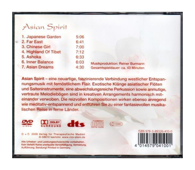 Dr. Arnd Stein - Asian Spirit (CD+DVD)