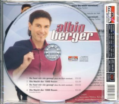 Albin Berger - Du hast mir nie gesagt (dass du mich vermisst)