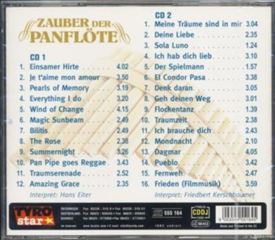 Zauber der Panflte Instrumental 2CD