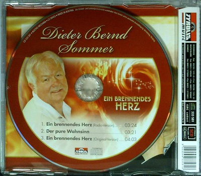 Dieter Bernd Sommer - Ein brennendes Herz / Der pure Wahnsinn