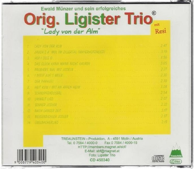 Ewald Mnzer & sein Orig. Ligister Trio mit Resi - Lady von der Alm