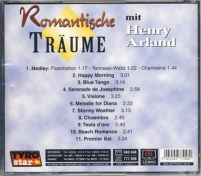 Henry Arland - Romantische Trume Klarinette Instrumental