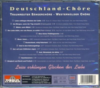 Traunreuter Sngerchre + Westerwlder Chre - Leise erklingen Glocken der Liebe
