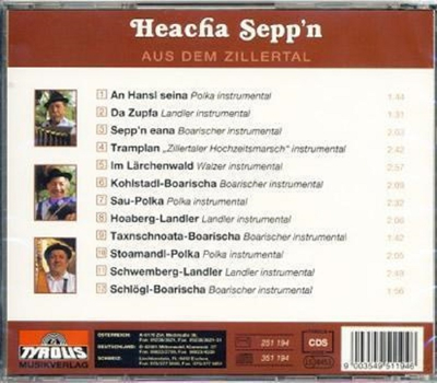 Heacha Seppn aus dem Zillertal - urig & znftig Echte Volksmusik Instrumental