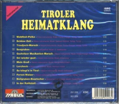 Tiroler Heimatklang - So klingts in Tirol Echte Volksmusik Instrumental