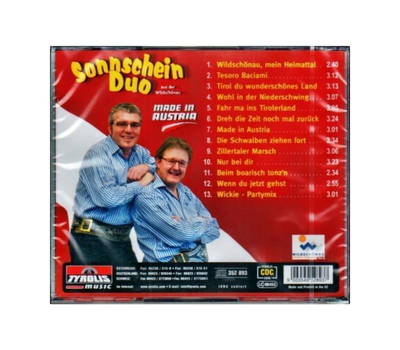 Sonnschein Duo - Made in Austria 25 Jahre