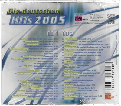 Die deutschen Hits 2005 (2CD)