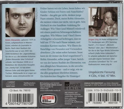 Robin Alexander - Familie fr Einsteiger / Ein berlebenshandbuch (4CD)