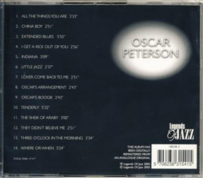 Oscar Peterson - Where or When