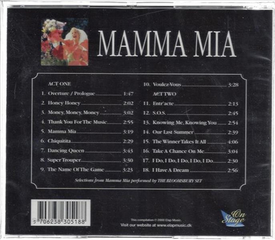 Mamma Mia based on the Songs of Abba - 18 Tracks from the Musical CD Neu