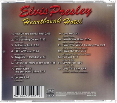 Elvis Presley - Heartbreak Hotel