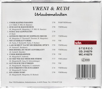 Vreni & Rudi - Urlaubsmelodien