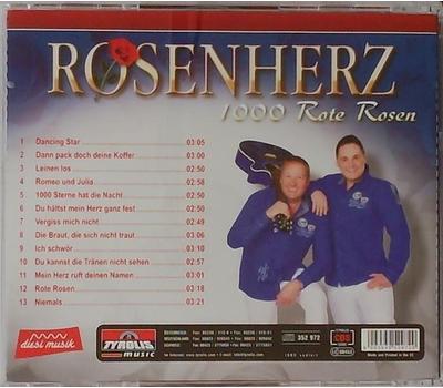 Rosenherz - 1000 rote Rosen