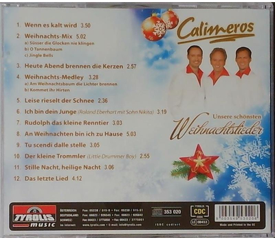 Calimeros - Unsere schnsten Weihnachtslieder CD Neu