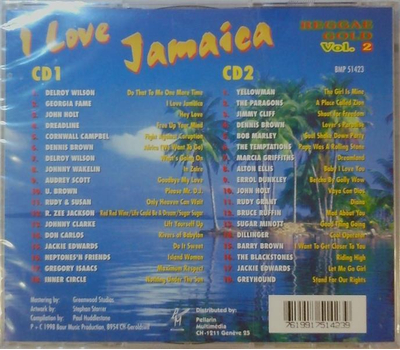 I Love Jamaica Reggae Vol. 2 2CD