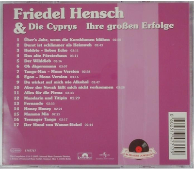Friedel Hensch & Die Cyprys - Ihre groen Erfolge