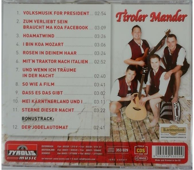 Tiroler Mander - Volksmusik for President