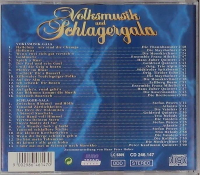 Volksmusik und Schlagergala 2CD