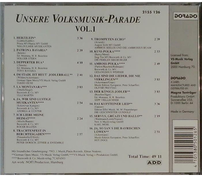 Unsere Volksmusik-Parade Vol. 1