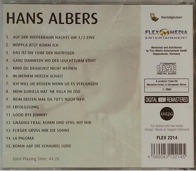 Nostalgiestars - Hans Albers